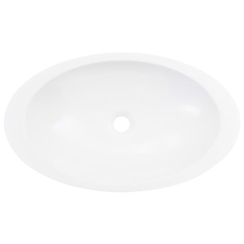  fehér ásványöntvény/márványöntvény mosdókagyló 59,3x35,1x10,7 cm