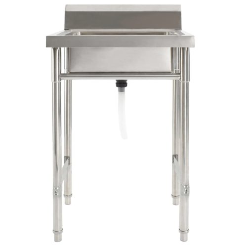  rozsdamentes acél egymedencés mosogatótálca