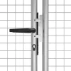  ezüstszínű horganyzott acél kertkapu 415 x 175 cm
