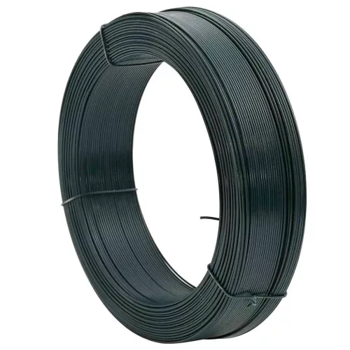  zöldesfekete acél kerítésösszekötő drót 250 m 0,9/1,4 mm 