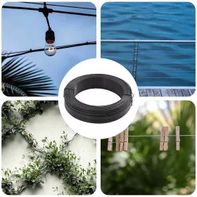    antracitszürke acél kerítésösszekötő drót 250 m 1,4/2 mm