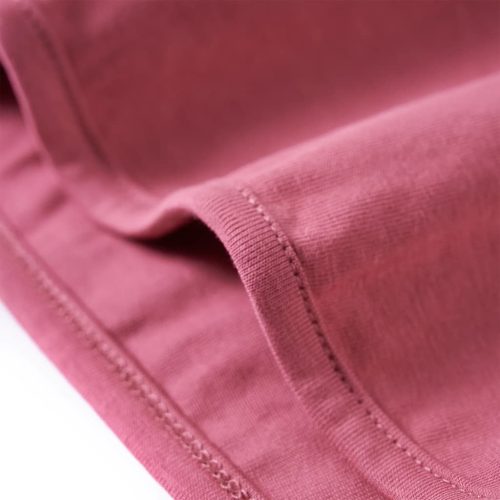 Málna színű hosszú ujjú gyerekpóló 140