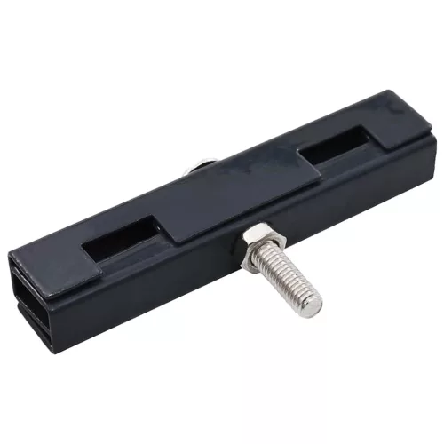  10 szett antracitszürke U-alakú kerítés-összekötő elem 