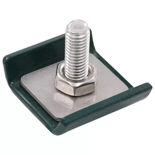  25 szett zöld összekötő elem rácskerítéshez 