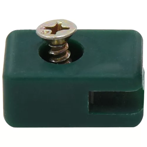  100 szett zöld kerítésdrót-feszítő csavarral