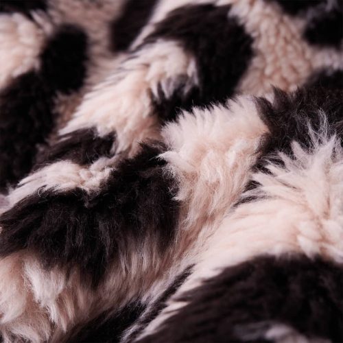 Gyerek kabát műszőrme világos rózsaszín 92