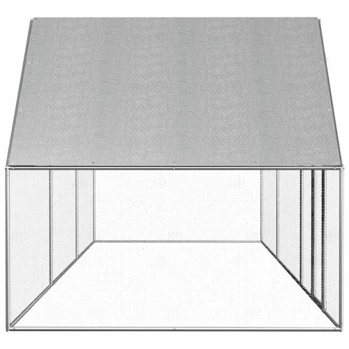  horganyzott acél tyúkól 6 x 2 x 2 m