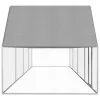  horganyzott acél tyúkól 8 x 2 x 2 m