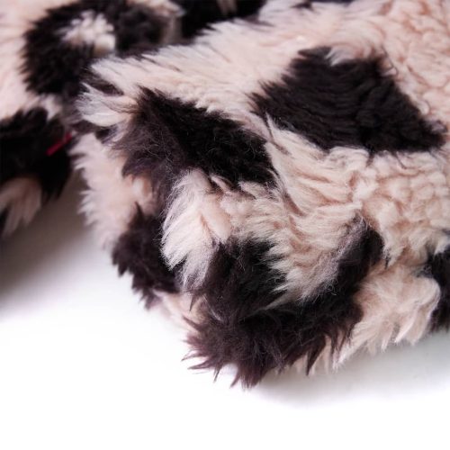 Gyerek kabát műszőrme világos rózsaszín 104