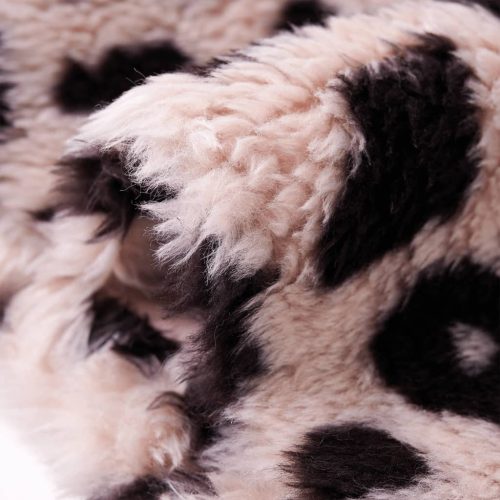 Gyerek kabát műszőrme világos rózsaszín 104