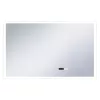  LED-es tükör érintésérzékelővel és időkijelzővel 100 x 60 cm