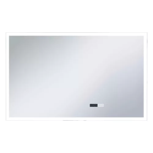  LED-es tükör érintésérzékelővel és időkijelzővel 100 x 60 cm