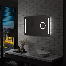    LED-es fürdőszobai falitükör érintésérzékelővel 100 x 60 cm