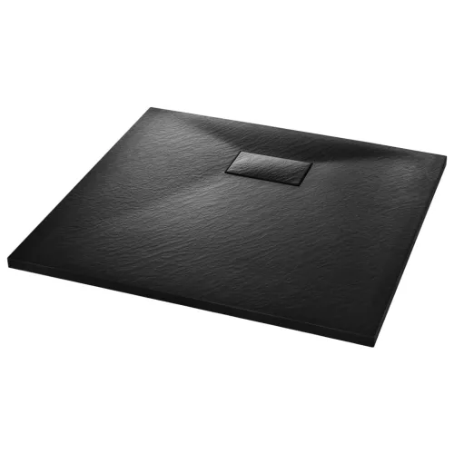  fekete SMC zuhanytálca 90 x 80 cm