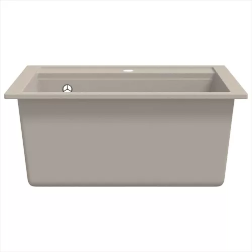  bézsszínű, egymedencés gránit mosogatótálca