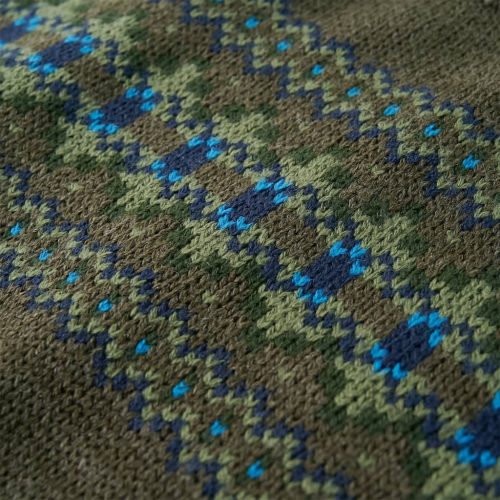 Gyerek pulóver kötött khaki 116