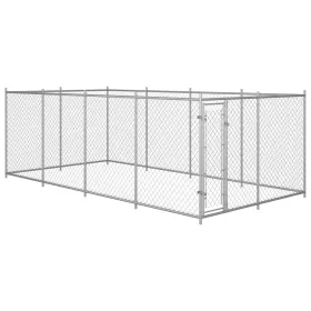  kültéri kutyakennel 7,6 x 3,8 x 1,9 m
