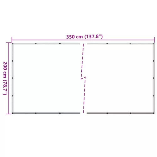  fekete HDPE pótkocsiháló 2 x 3,5 m