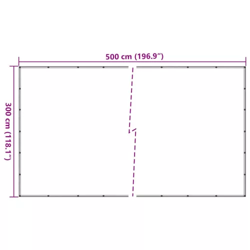  fekete HDPE konténerháló 3 x 5 m
