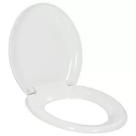    fehér gyorsan szerelhető WC-ülőke lassan csukódó fedéllel