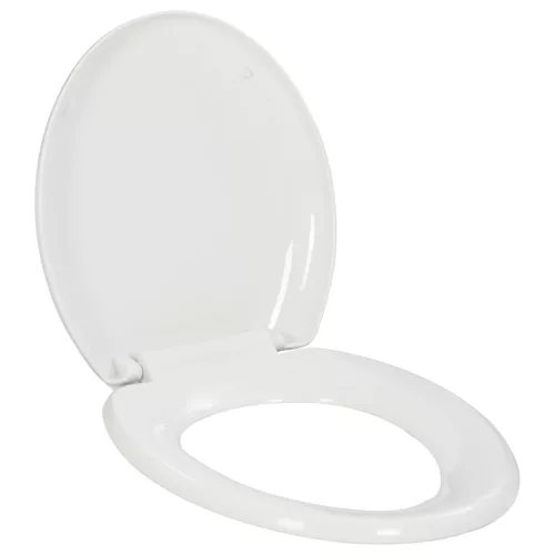  fehér gyorsan szerelhető WC-ülőke lassan csukódó fedéllel