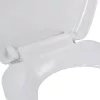  fehér gyorsan szerelhető WC-ülőke lassan csukódó fedéllel