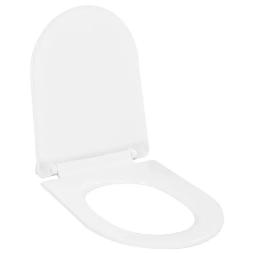  fehér gyorsan szerelhető WC-ülőke lassan csukódó fedéllel