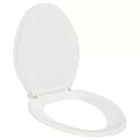    fehér gyorsan szerelhető WC-ülőke lassan csukódó fedéllel