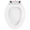  fehér gyorsan szerelhető WC-ülőke lassan csukódó fedéllel