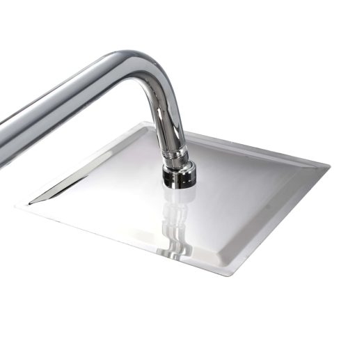  rozsdamentes acél dupla fejű zuhanyszett kézi zuhannyal