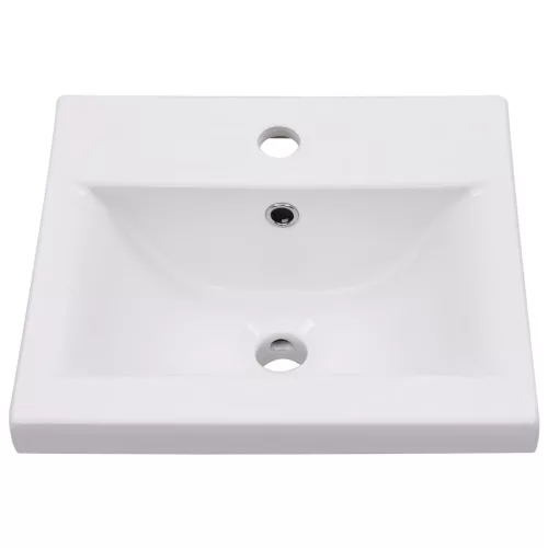  fehér kerámia beépíthető mosdókagyló 42 x 39 x 18 cm