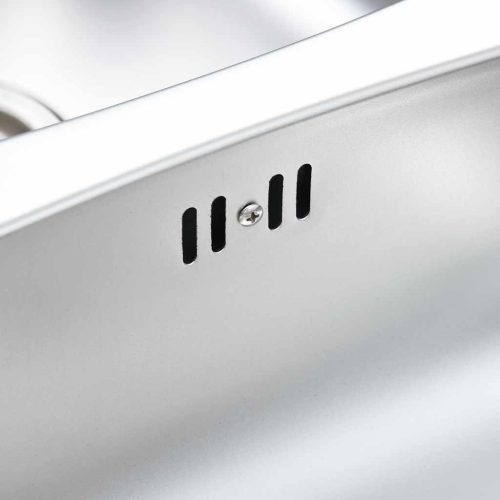  kétmedencés rozsdamentes acél mosogató szűrővel és szifonnal