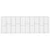  horganyzott acél gabion fal fedéllel 600 x 50 x 200 cm