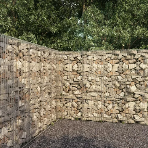  horganyzott acél gabion fal fedéllel 300 x 50 x 200 cm