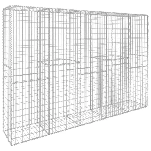  horganyzott acél gabion fal fedéllel 300 x 50 x 200 cm