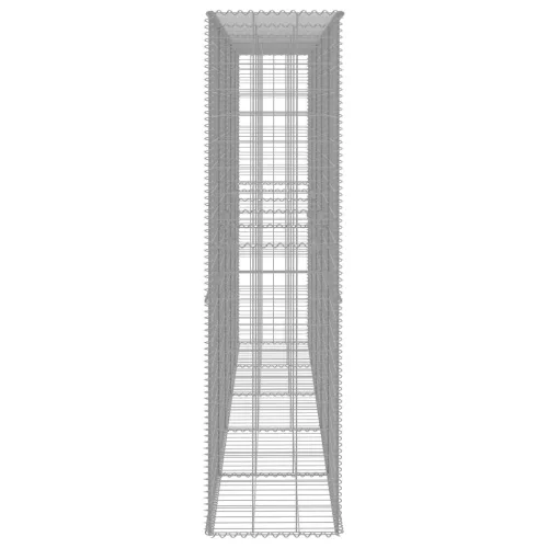  horganyzott acél gabion fal fedéllel 300 x 50 x 200 cm
