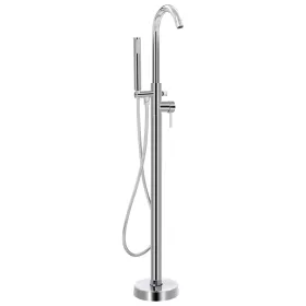    szabadon álló rozsdamentes acél kádtöltő csaptelep 118,5 cm
