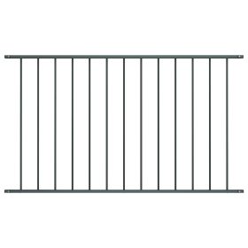    antracitszürke porszórt acél kerítéspanel 1,63 x 1,17 m