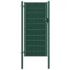  zöld PVC és acél kerítéskapu 100 x 204 cm