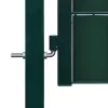  zöld PVC és acél kerítéskapu 100 x 204 cm