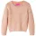 Gyerek pulóver kötött puha rózsaszín 104