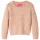 Gyerek pulóver kötött puha rózsaszín 128