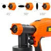  elektromos festékszóró pisztoly 3 szórófejjel 500 W 800 ml