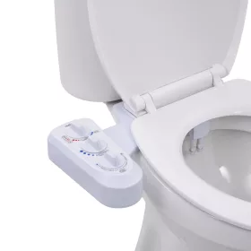    kétszórófejes hideg-melegvizes bidékiegészítő WC-ülőkéhez