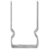  6 db ezüstszínű horganyzott acél kerítéshorgony 8 x 6 x 15 cm