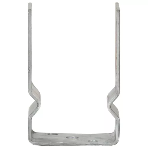  6 db ezüstszínű horganyzott acél kerítéshorgony 9 x 6 x 15 cm