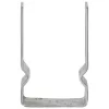  12 db ezüstszínű horganyzott acél kerítéshorgony 9x6x15 cm