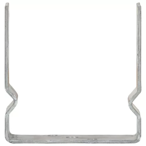  6 db ezüstszínű horganyzott acél kerítéshorgony 14 x 6 x 15 cm