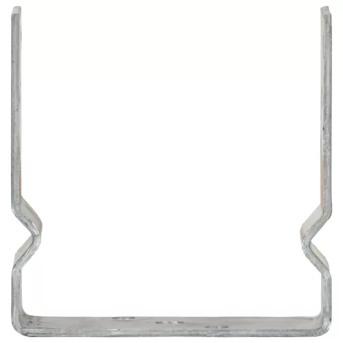  12 db ezüstszínű horganyzott acél kerítéshorgony 14 x 6 x 15 cm