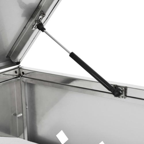  rozsdamentes acél keret gurítható szemeteskukához 240 liter 